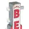American Art Decor 28" Metal LED Ice Cold Beer Marquee Sign